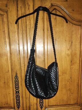 Melie Bianco Extra Large Black Crossbody Bag Genyly Used